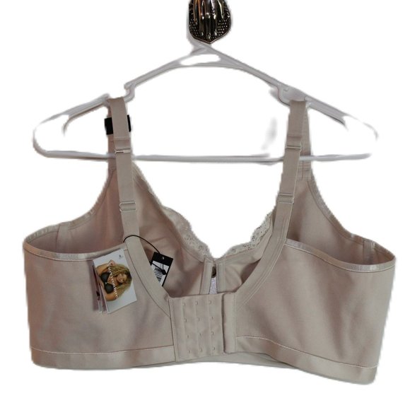 Curvycouture Cotton Luxe Bra Size 42DD Color Natural - Picture 4 of 11